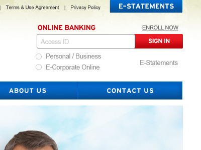 Bank UI account bank login sign in