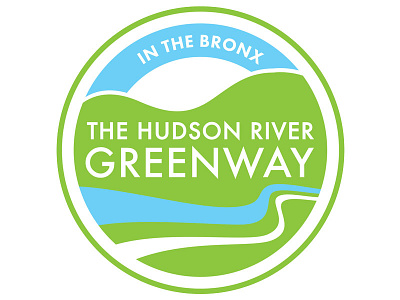 The Hudson River Greenway in The Bronx bike bronx greenway hudson path river vector