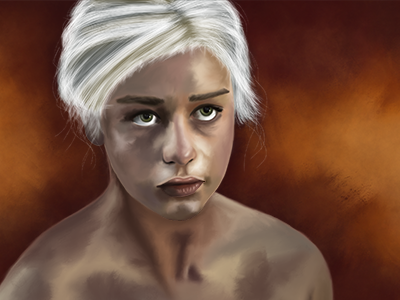 Daenerys Targaryen adonit apple daenerys targaryen digital digital painting digital portrait drawing game of thrones ipad khaleesi portrait procreate