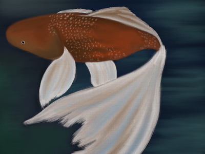 Fish Painting adonit canvas digital digital painting digital portrait drawing ipad painting portrait procreate