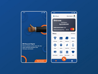 Redesign BRI Mobile Apps android app bank banking app home indonesia ios landing page mobilebanking money ui uidesign ux uxdesign