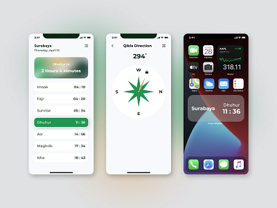 Prayer Schedule Apps android app app ios prayer ramadhan ui uidesign user experience user interface ux