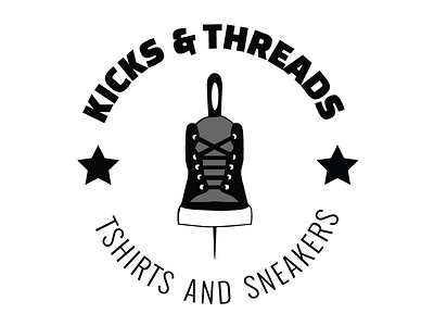 Kicks & Threads brand branding icon icon design identity illustration logo logo design promotion self promo self promotion street