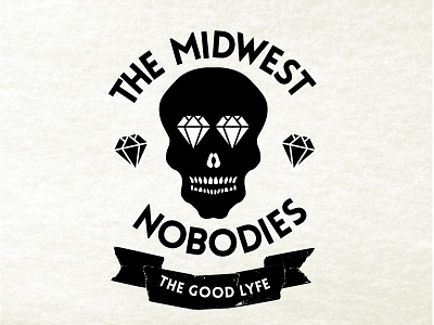 Midwest Nobodies brand branding illustration illustrations logo logo design logos skull skull illustrations skull logos skulls texture