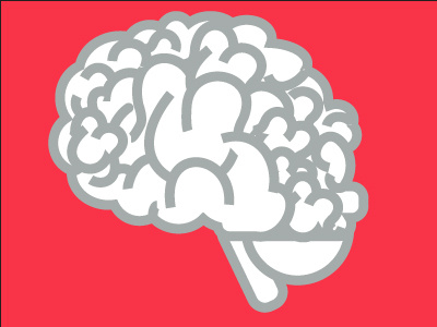 08 Brain brain brain illustration brain logo bright icon icon design illustration illustrations logo logo design logos red