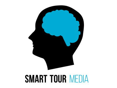 Smart Tour Media 05 brain brand branding graphic design graphics head illustration illustrations logo logo design mind smart