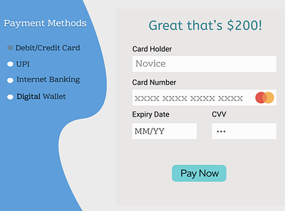 Payment Page Daily UI 02 app design icon typography ui ux web website