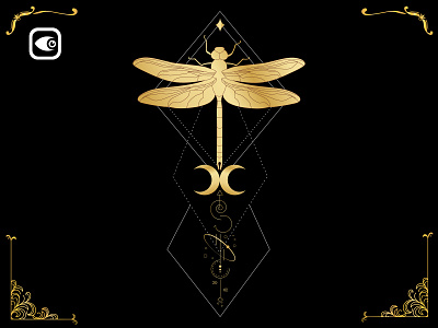 Golden Mystery Dragonfly