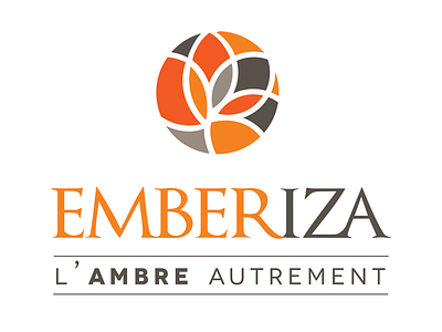 Emberiza logotype amber identity logo logotype