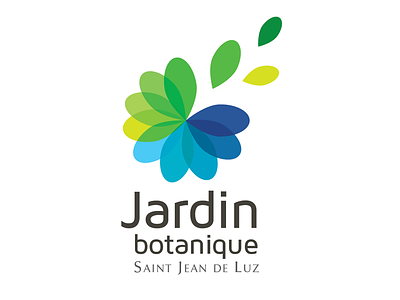 Jardin botanique logotype garden identity jardin logo logotype saint jean de luz