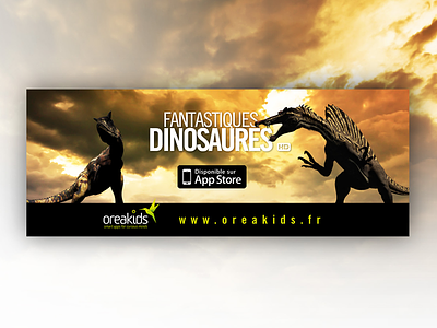Flyer for Fantastic Dinosaurs App dinosaur ipad app