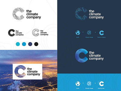 The Climate Company branding design identity logotype