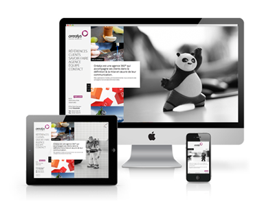 New responsive website agence web design responsive web agency website