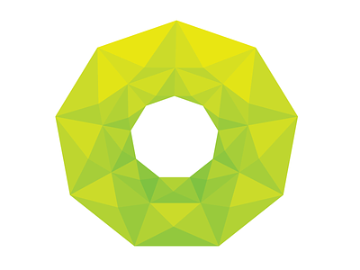 Oreakids logo details brand logo logotype polygon polygonal triangle