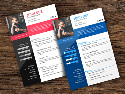 Resume Design Template PSD Free Download cv design cv template design graphic design psd download psd mockup psd template resume clean resume design resume psd download resume template