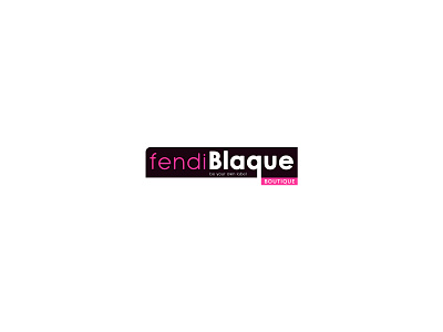 Fendiblaque brand identity branding design logo logo design logodesign logos logotype