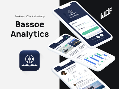 Bassoe Analytics App analytics app analytics dashboard bassoe design graphs norway webdesigm website