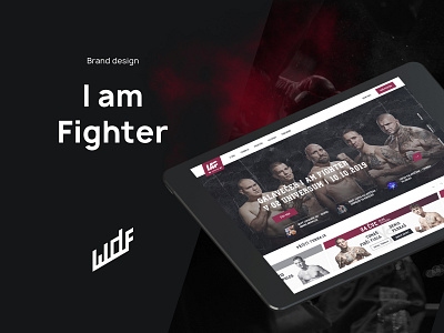 I am Fighter animations brand design hoodie logodesign logotype merch responsive shorts web webdesign website