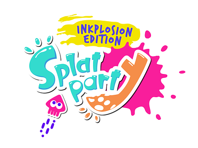 Splat Party - Inkplosion Edition competition esport explosion gaming ink nintendo party pink splash splatoon summer tournament