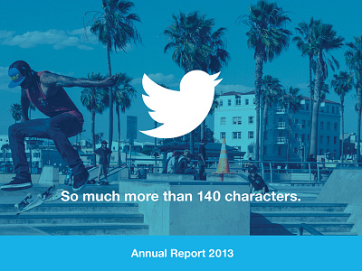 Twitter Annual Report Concept annual report print design twitter