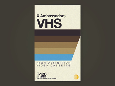1-Hour Series: VHS brown cassette illustration music tan vhs video