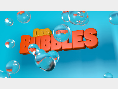 Der Bubbles digital photoshop styleframe