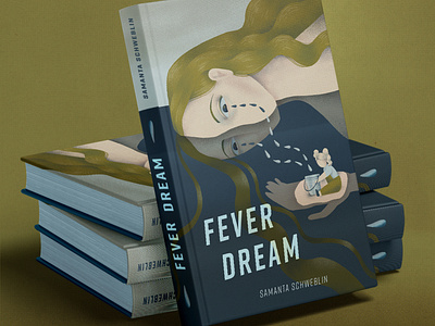 Book Cover - Fever Dream adobe photoshop book book cover design digital illustration editorial hardcover illustration
