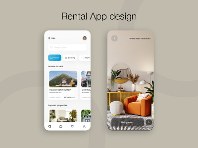 Rental App design