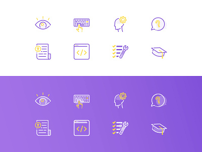 Accessibility Icons a11y accessibility blind checklist code cognitive documentation education icon set iconography icons illustration illustrator keyboard keyboard controls preceptive tools vision visual