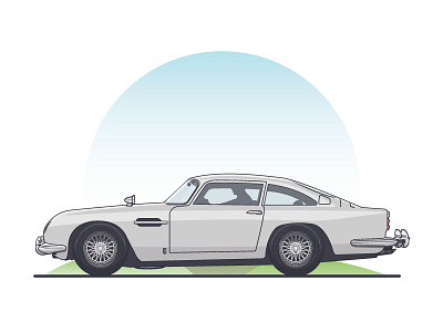 James Bond - Aston Martin aston martin car hills james bond