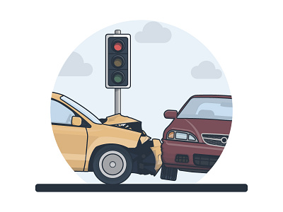 Claims Car Accident accident car claims crash traffic light
