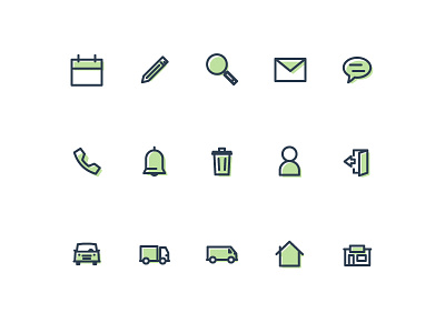 Icon Set Green