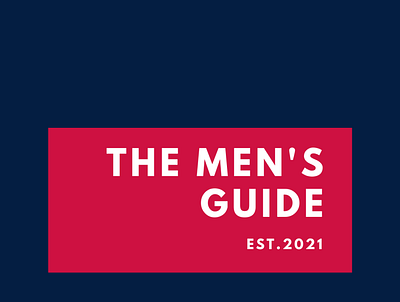 Men's Guide Logo 02 behance branding design dribble icon illustration logo minimal typography vector