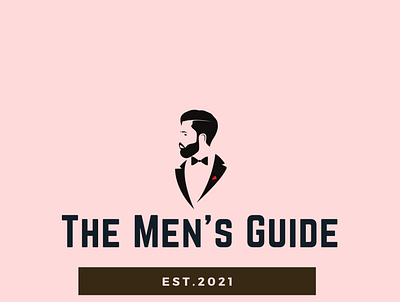 Men's Guide Logo 03 behance branding design dribble icon illustration logo minimal typography vector