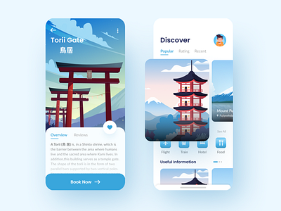 Travel Mobile App - Japan