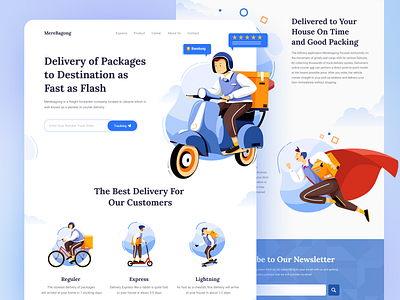 MereBagong - Delivery Landing page