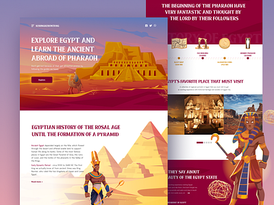 Egypt - Travel Landing Page