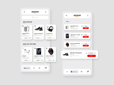 Amazon app redesign