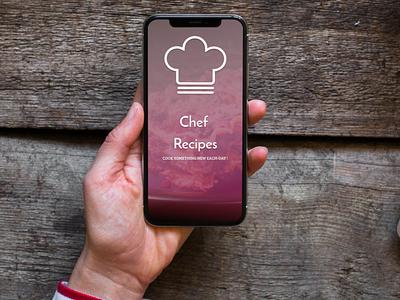 Chef Recipes App Designed Using Figma
