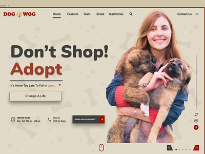 Pet Shop for Dogs Landing Page