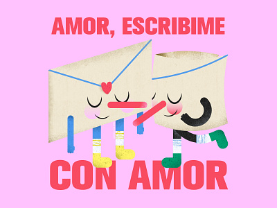 Con Amor design digital illustration graphic design illustration ilustración ilustración digital letter vector