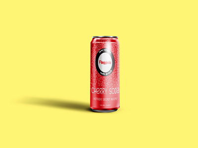 Soda drink logo graphic design illustrator logo package design soda can