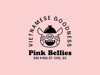 Pink Bellies animal bowl pig restaurant vietnamese