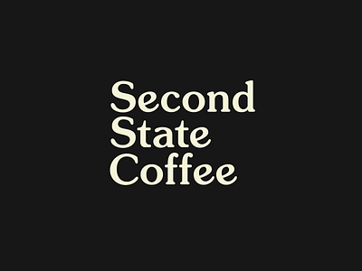 Second State coffee wordmark