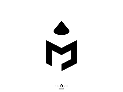 Mojtaba Javan Logo box branding concept cone cube eye initials inkscape logo minimal minimalism minimalist minimalistic mj mjlogo negativespace outofthebox pencil typography vector