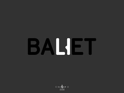 Ballet Typography ballerina ballet concept dance dancer english feet inkscape leg legs meaning minimal minimalism minimalist minimalistic stretch stretching typography warmup word