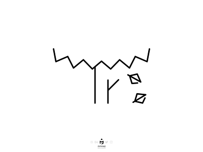 Tree Typography concept meaning minimal minimalism minimalist typographic typography typography art typography design