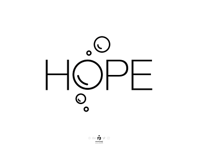 False Hope Typography bubble bubbles concept english fake false flat hope inkscape meaning minimal minimalism minimalist simple typography typography design vector word words