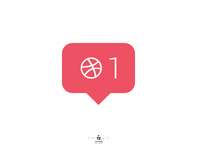 Dribbble Invitation dribbble instagram invitaion minimal notification notifications