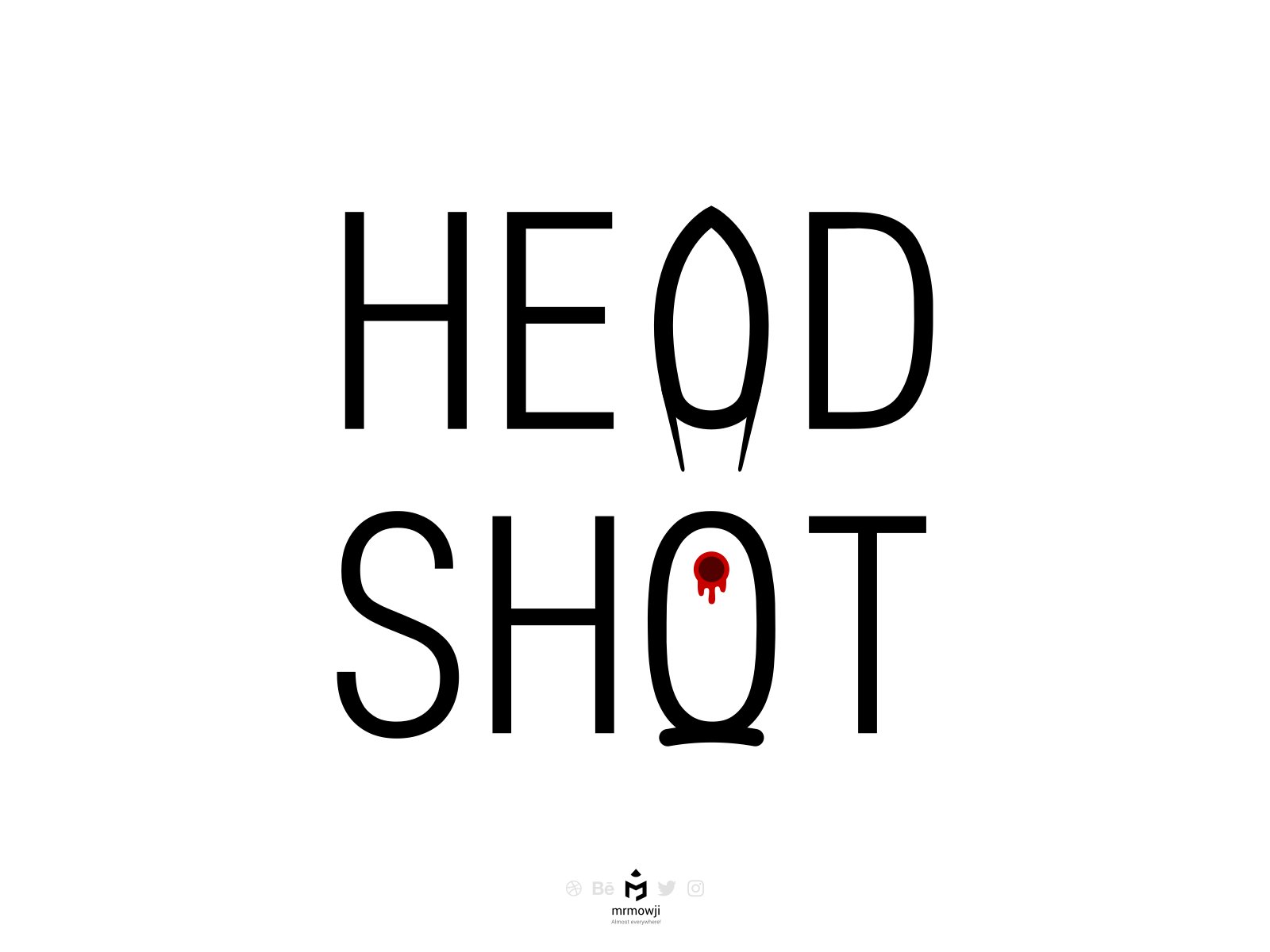 Headshot Typography By Mojtaba Javan On Dribbble